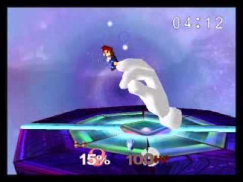 Super Smash Bros 64 - Vs Master Hand on Very Hard