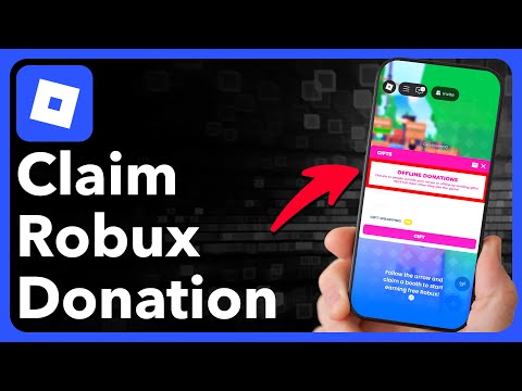 How To Claim Robux In Please Donate On Roblox Mobile