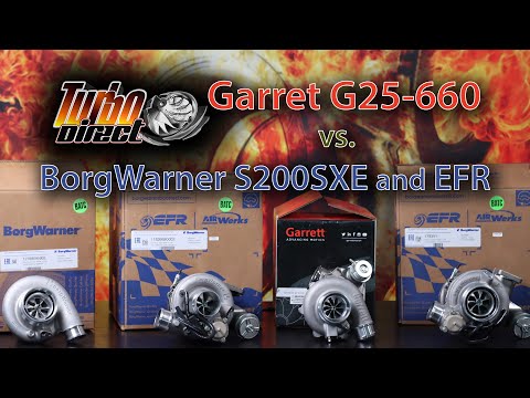 Garrett G25-660 vs BorgWarner - S200SXE and EFR