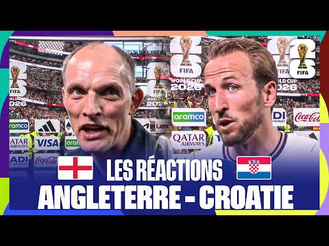 KANE, TUCHEL... Toutes les RÉACTIONS après ANGLETERRE - CROATIE !