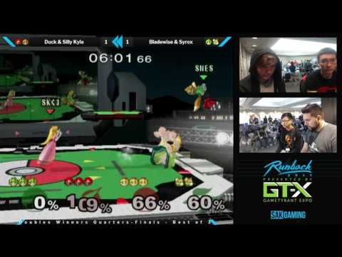 Runback 2017 Doubles Winners Quarters - P1|Duck & Silly Kyle (Red) vs Bladewise & Syrox (Green)