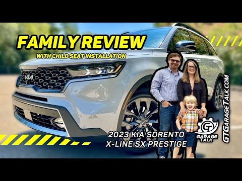 2023 Kia Sorento X-Line SX Prestige | Family Review with Child Seat Installation in BOTH Back Rows