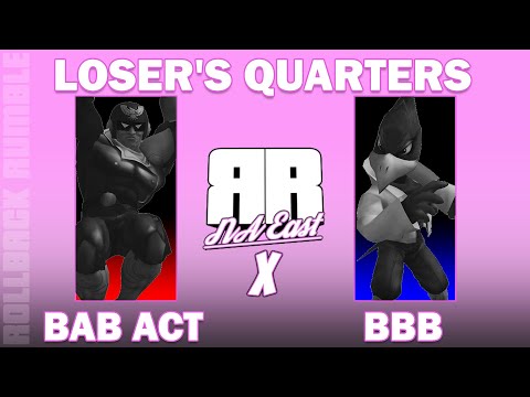 Bab Activated (C.Falcon) vs BBB (Falco) | Loser's Quarters | Rollback Rumble: NA East 10