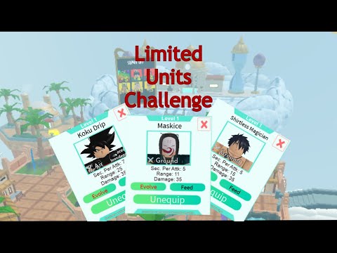 Limited units only challenge - All Star Tower Defense