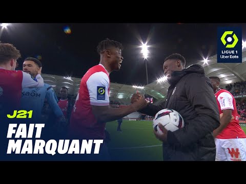 Reims renverse Lorient grâce à un triplé de Folarin Balogun, meilleur buteur de Ligue1 Uber Eats !