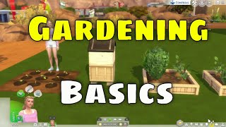 Sims 4 Taking Care Of A Garden Planting / Garden Basics PS4 /5 Or PC