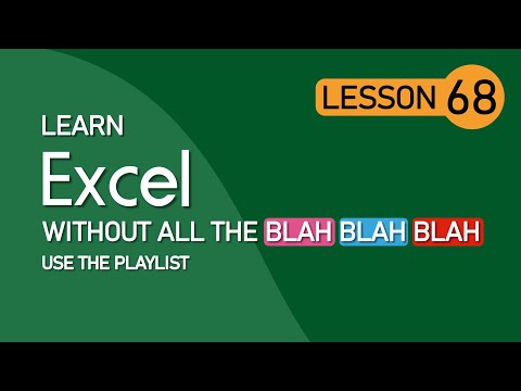 Insert new excel Worksheet lesson 68