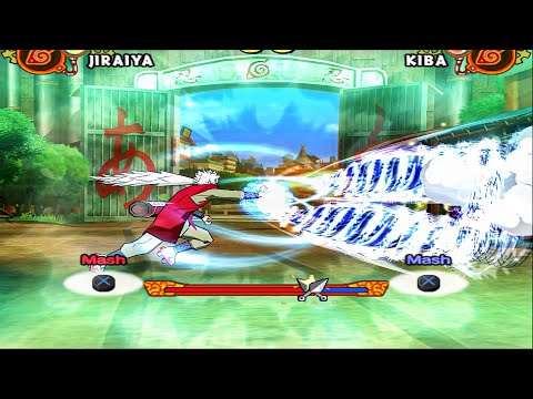Naruto Ultimate Ninja 5 - All Jutsu Clashes | PS2