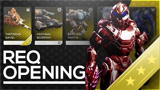 Halo 5 Ghosts of Meridian REQ Opening! New Mythic & Legendary REQs!