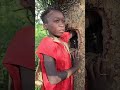 Hadzabe Youngest Hunter isnt scared of Stinging bees #villagerlifestyle #africantribe #hadzatribe