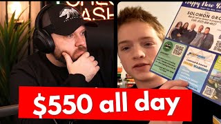 How this 16 year old sells $550 ads on postcards (~ $1,000's in profit in TWO days)