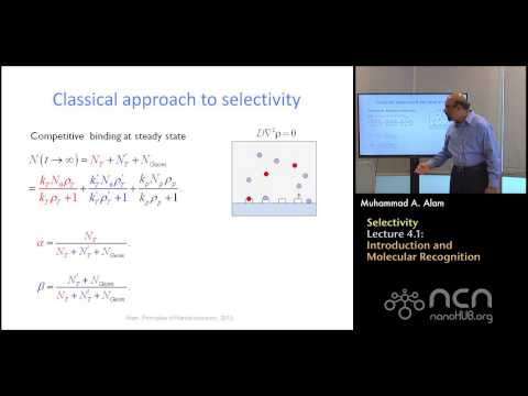 nanoHUB-U Nanobiosensors L4.1: Selectivity - Introduction and Molecular Recognition