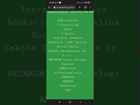 GOfficeApp - pracownicy PUP