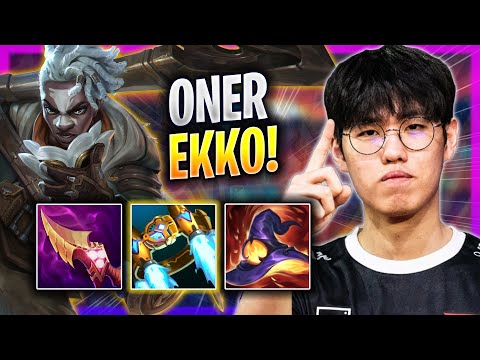 ONER CRAZY GAME WITH EKKO! - T1 Oner Plays Ekko JUNGLE vs Taric! | Season 2023
