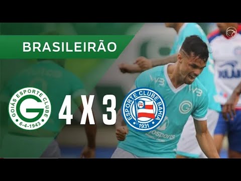 Goiás 4x3 Bahia - Melhores Momentos COMPLETO - Jogos Históricos - Campeonato Brasileiro 2019