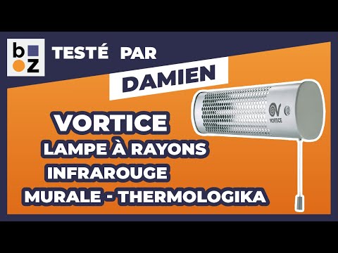 Lampe à rayons infrarouge - murale - Thermologika VORTICE