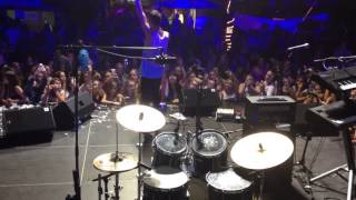 Luca Hänni & Christopher S Live " The World Is Wachting Me"  Lakeside night