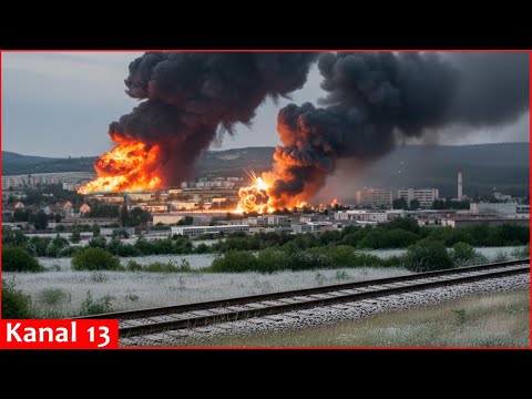 Ukrainian forces launched strikes on Russian UAV units, warehouses, and logistics facilities