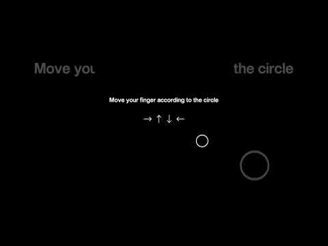 Move Your Finger According to the Circle – Viral Trend Template🔥