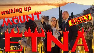 Mt Etna, Sicily, walking up Europe’s most active volcano