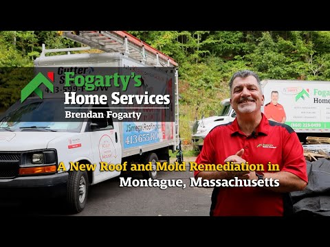 Mold Remediation and a New Roof in Montague, MA