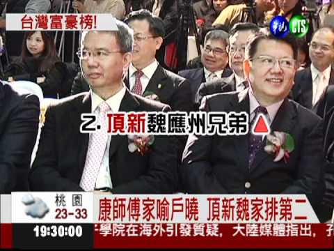 蔡衍明身家2400億 台灣新首富!