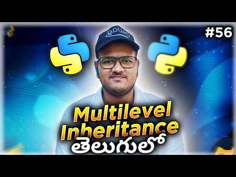Python Multilevel Inheritance In Telugu Srk Codes