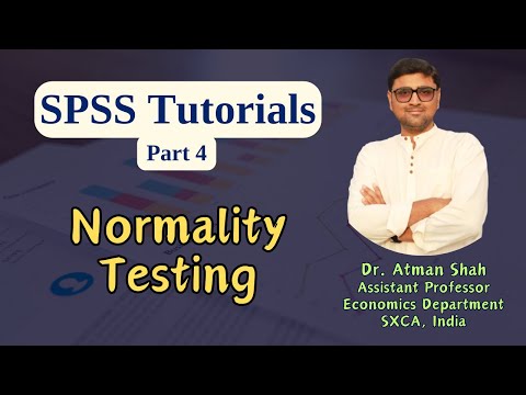 SPSS Tutorial (Part 4) || Normality Testing using SW and KS Tests || Dr. Atman Shah