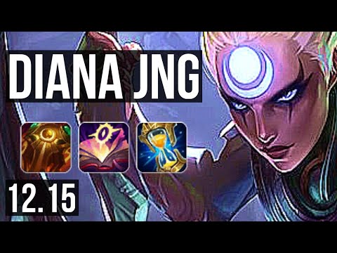 DIANA vs OLAF (JNG) | 8/1/7, 66% winrate, Legendary | EUW Master | 12.15