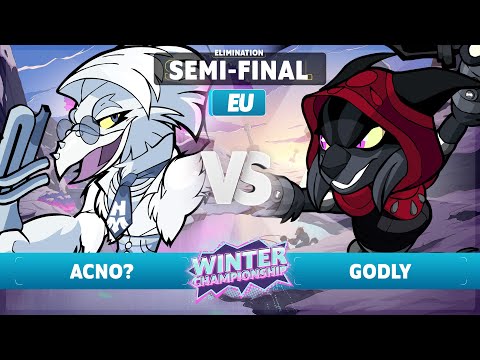 Acno? vs. Godly - Elimination Semi-Final - EU - Brawlhalla Winter Championship 2023