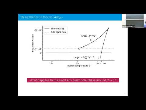The Black Hole/String Transition in anti de Sitter Space - Erez Urbach