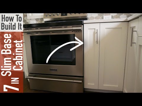 DIY 7in Slim Base Cabinet Carcass (Frameless) Video