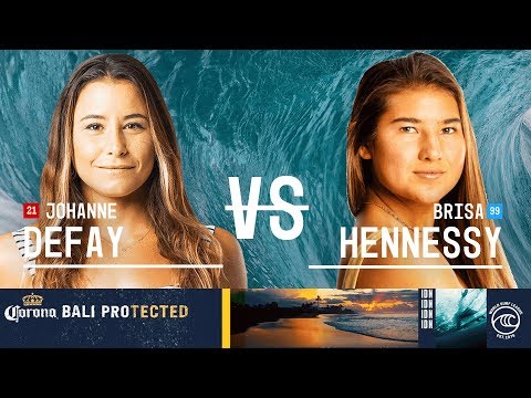 Johanne Defay vs. Brisa Hennessy - Round of 16, Heat 2 - Corona Bali Protected W 2019