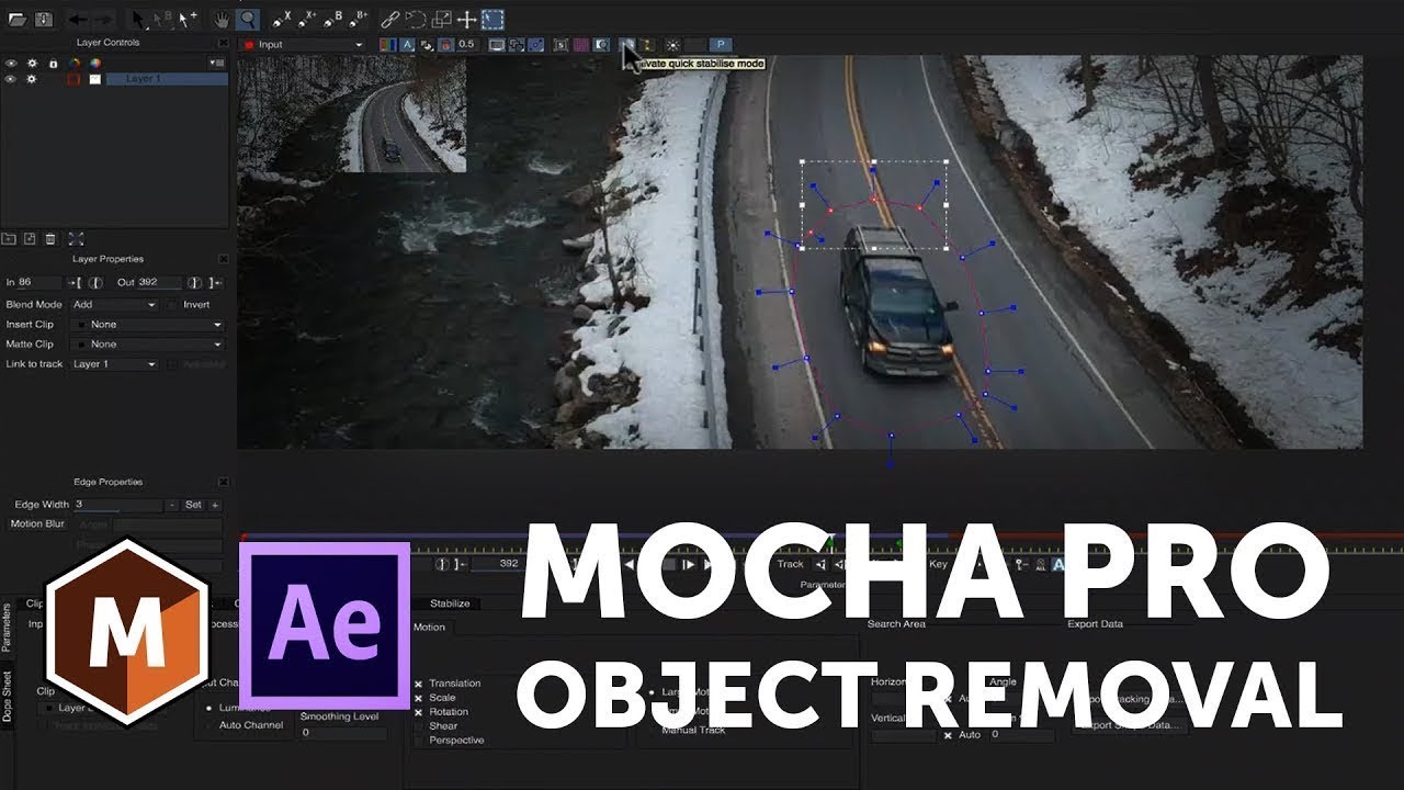 Mocha Tips: How to Remove a Moving Object