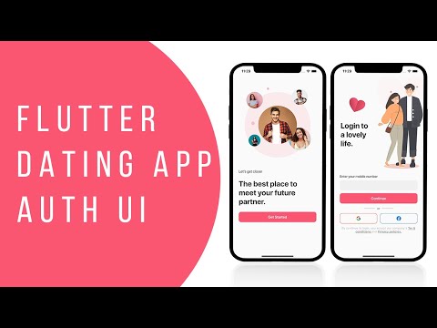 Flutter Dating App Auth UI | Speed Code