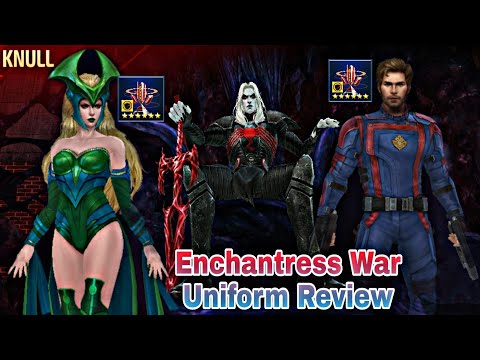 Enchantress War Uniform Review | Star Lord VS Enchantress WBL Knull Comparison - Marvel Future Fight