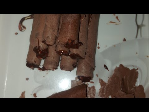 Chocolate wafer rolls recipe with Sunita@homerecipe-g9k #kichenrecipes #recipe #youtubeshorts