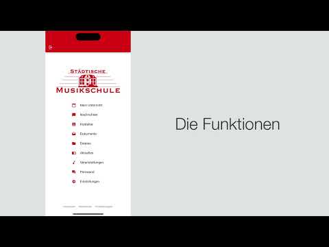 Städtische Musikschule Tutorial App