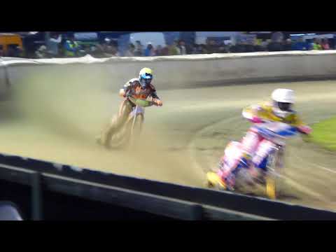 Master of Speedway Moorwinkelsdam 5 mei 2018  Heat 8  1e adrian gala  2e dimitri berge  3e patrick h