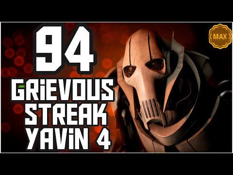 Star Wars battlefront 2 - 94 General Grievous killstreak on (Yavin 4)