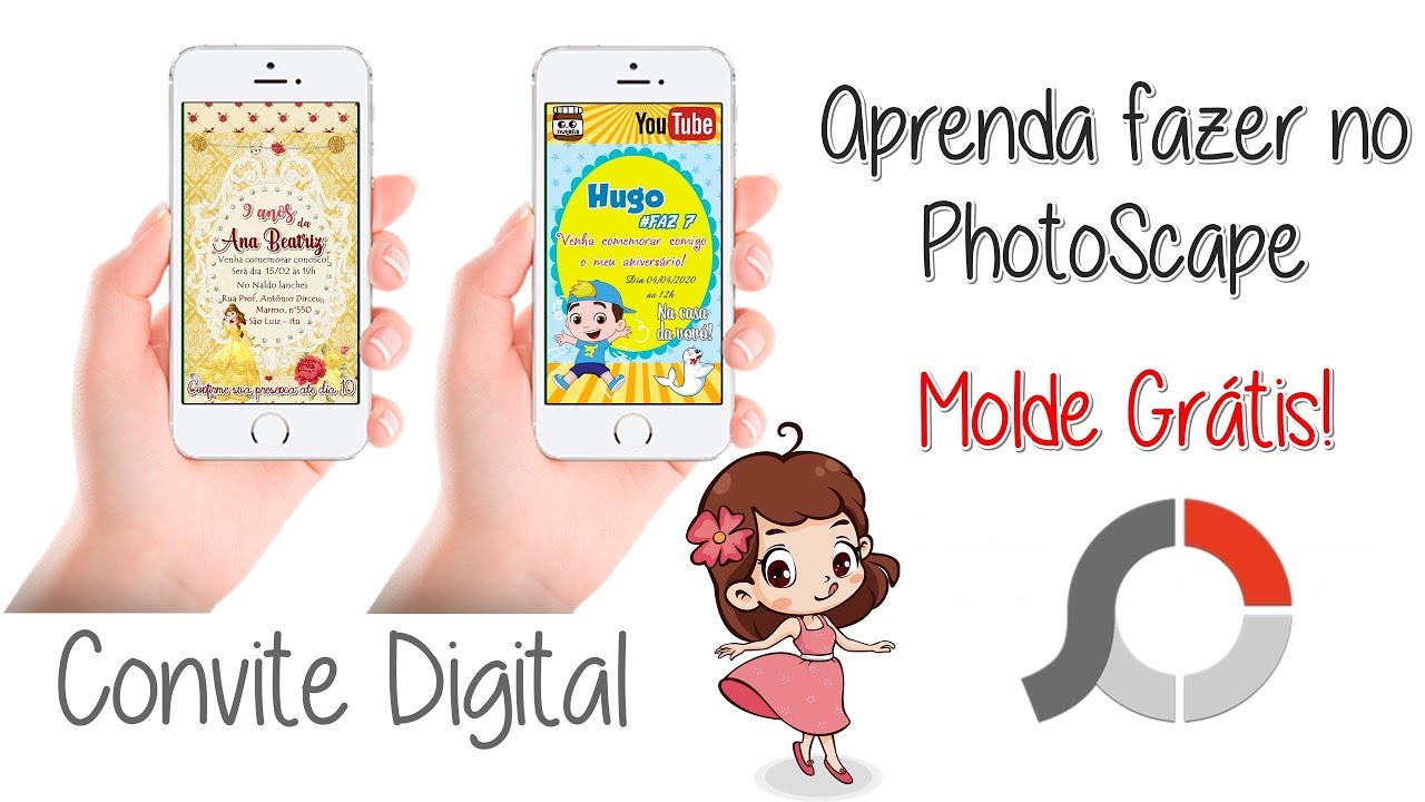 Como fazer Convite Digital - Luccas Neto