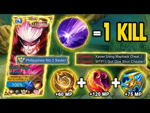 NEVER UNDERESTIMATE THIS XAVIER NEW 1 HIT BUILD! | XAVIER BEST BUILD AND EMBLEM 2023| MOBILE LEGENDS