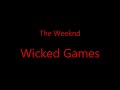 The Weeknd Wicked Games Lyrics