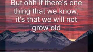 Lenka - We Will Not Grow Old ( LYRICS ) ( HIGH QUALITY )