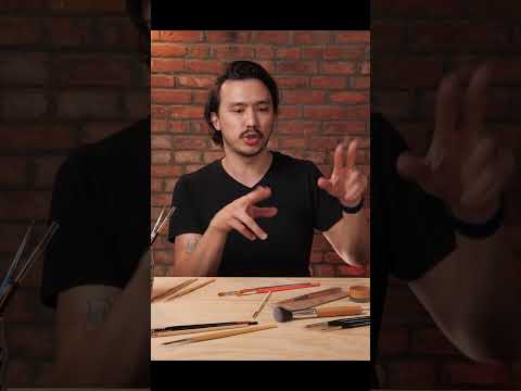 Problems with Kolinsky Brushes and Why Synthetic for Beginners #miniaturepainting #warhammer #shorts