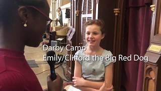Enjoy Jordan's Interview with Darby Camp about Clifford the Big Red Dog video