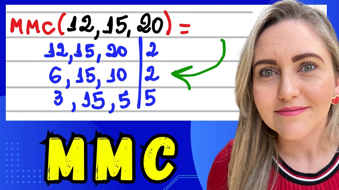 COMO FAZER MMC - MÍNIMO MÚLTIPLO COMUM PARA RESOLVER PROBLEMAS. EXPLICAÇÃO DO CONTEÚDO!