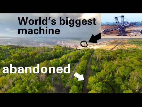 The huge German coal mines that swallow autobahns and towns