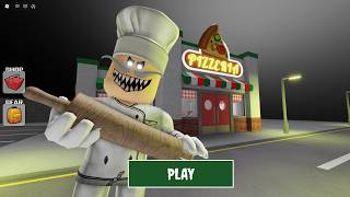 Escape Papa Pizza's Pizzeria! SCARY OBBY roblox Gameplay Walkthrough No Death 4K