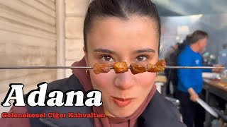 ADANA'NIN GELENEKSEL CİĞERLİ PAZAR KAHVALTISI ! | Büyük Saat-Kazancılar Çarşısı